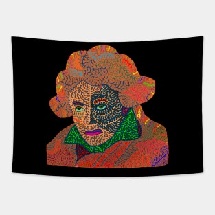 Beethoven - Pop Art Style Tapestry