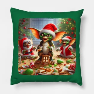 Gremlins Christmas party Pillow