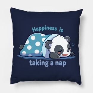 Happiness is Taking a Nap Pillow