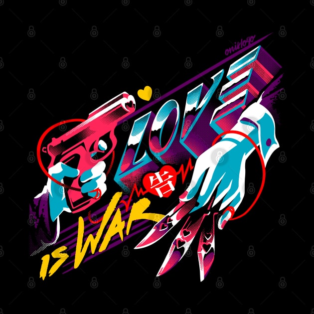 Synthwave War of Love by Onislogo