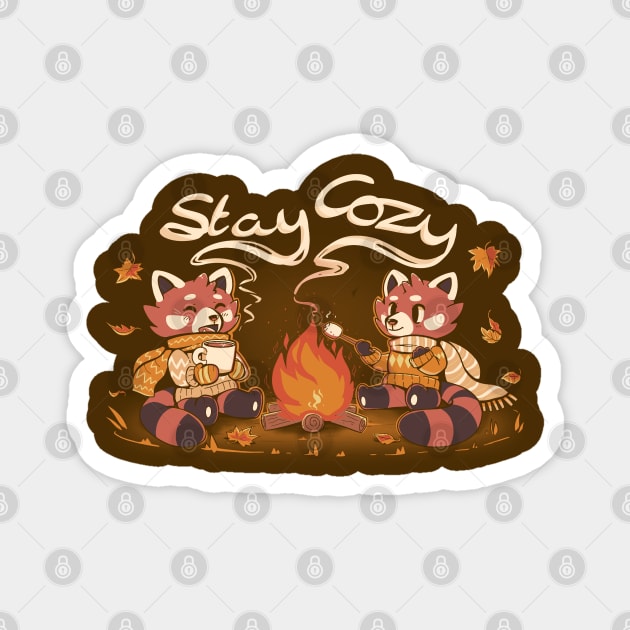 Stay Cozy Magnet by TechraNova