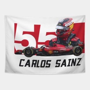 Carlos Sainz 55 Tapestry