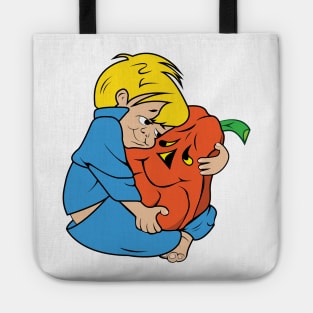 A Boy & His Pumpkin Tote