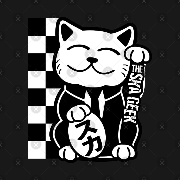 Suka-neko w/Ska Geek Logo by VOLPEdesign