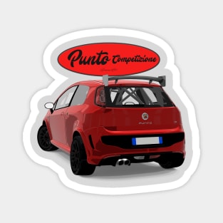 Punto Competizione Rosso Back Magnet