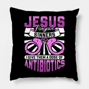 Jesus forgave sinners - correctional care Pillow