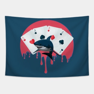 I am a professional poker card shark who smells blood in the water Tapestry