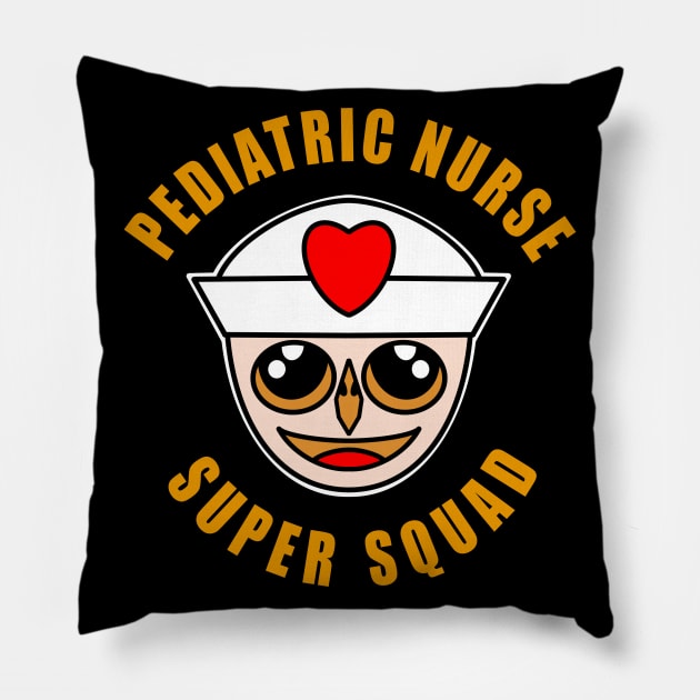 Pediatric Nurse Squad Pillow by SpaceKiddo