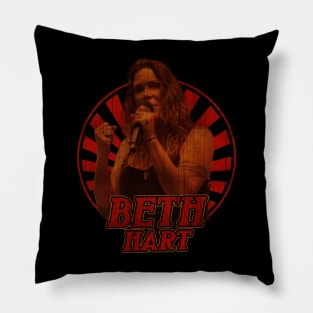 Retro Vintage Classic Beth Hart Pillow
