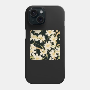 Beautiful Stylized Yellow-White Flowers, for all those who love nature #191 Phone Case