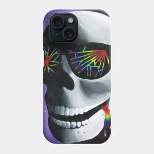 Skull Dude in Space Phone Case