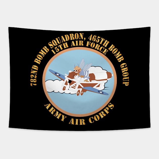 782nd Bomb Squadron, 465th Bomb Group - 15th AF X 300 Tapestry by twix123844