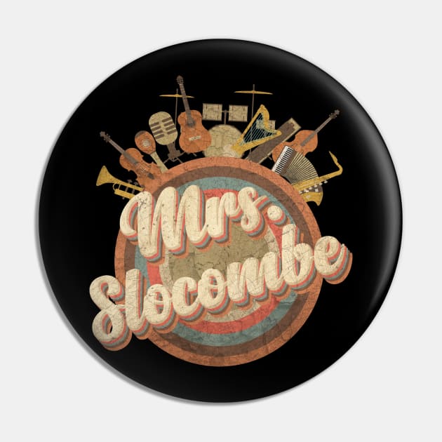 Music Tour Vintage Retro // Mrs. Slocombe Pin by kumurkumur