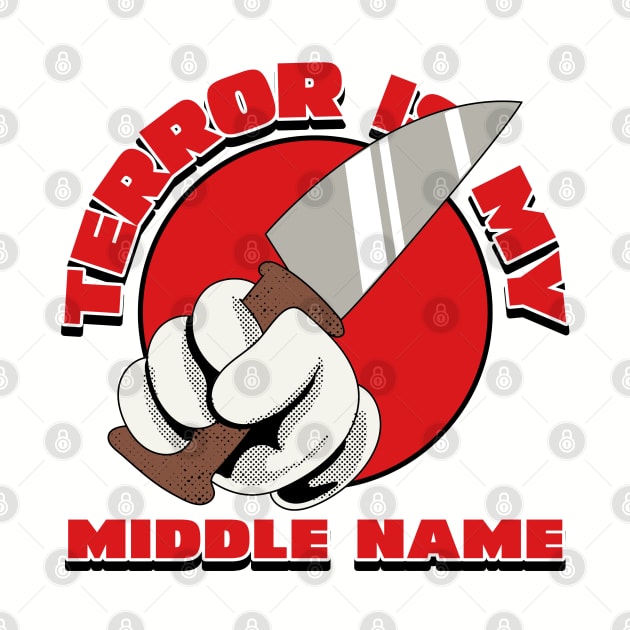 Terror is My Middle Name Knife Design by Horror Threads