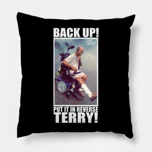 Back Up! Terry Photo Pillow