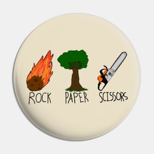 Rock, Paper, Scissors! Pin