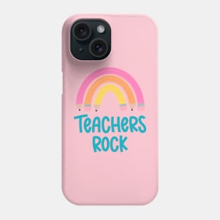 teachers rock Phone Case