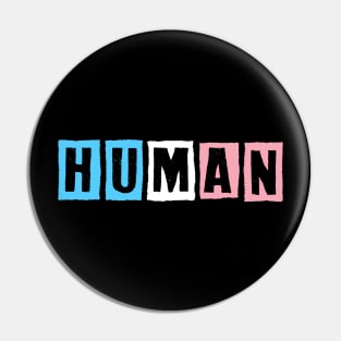 Trans Pride Human Pin