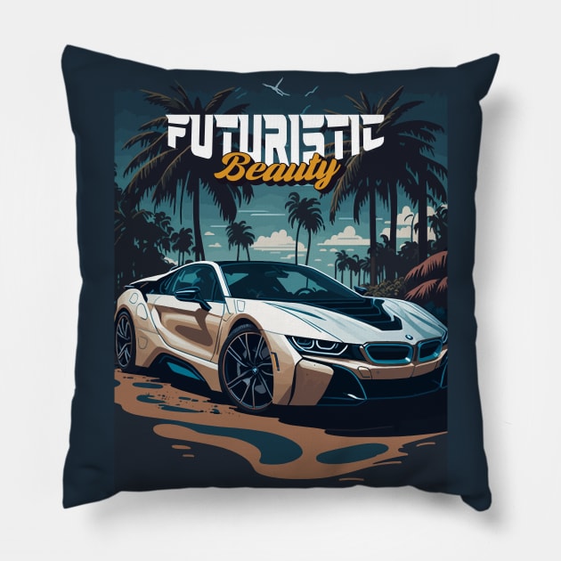 Futuristic Beauty Pillow by By_Russso