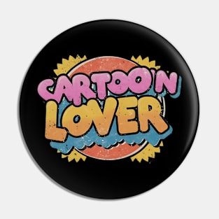 Totally Tubular: Retro Cartoon Lover's Delight Pin
