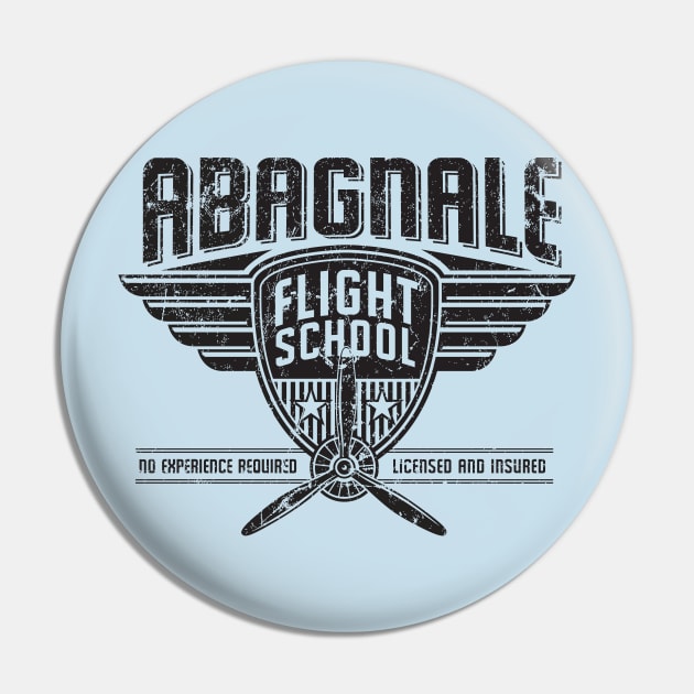 Abagnale Flight School Pin by MindsparkCreative