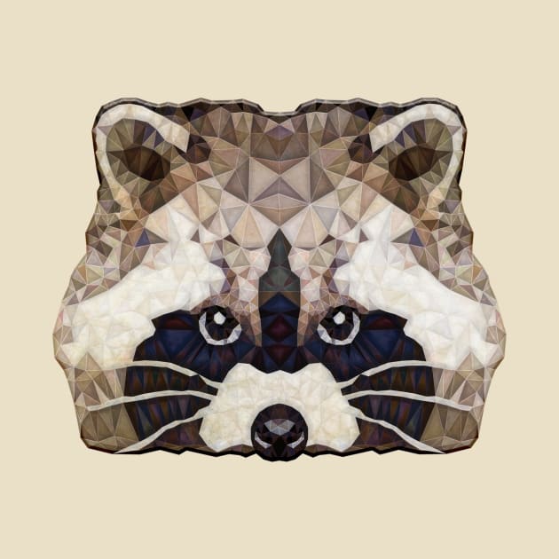 abstract racoon by Ancello