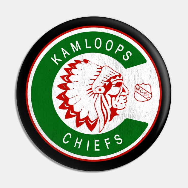 Defunct Kamloops Chiefs Hockey WCHL 1973 Pin by LocalZonly