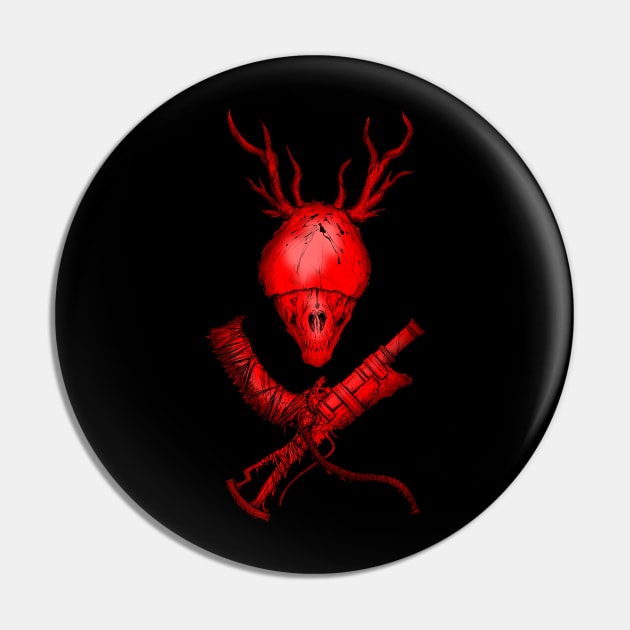 Bloodborne Cross-Weapons(red) Pin by Harrison2142