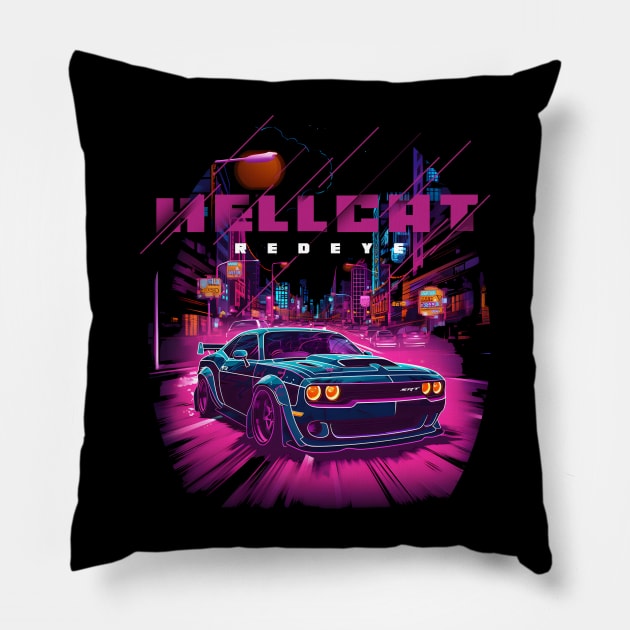 Hellcat Redeye Pillow by Quotee