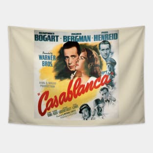 Classic Movie Poster - Casablanca Tapestry