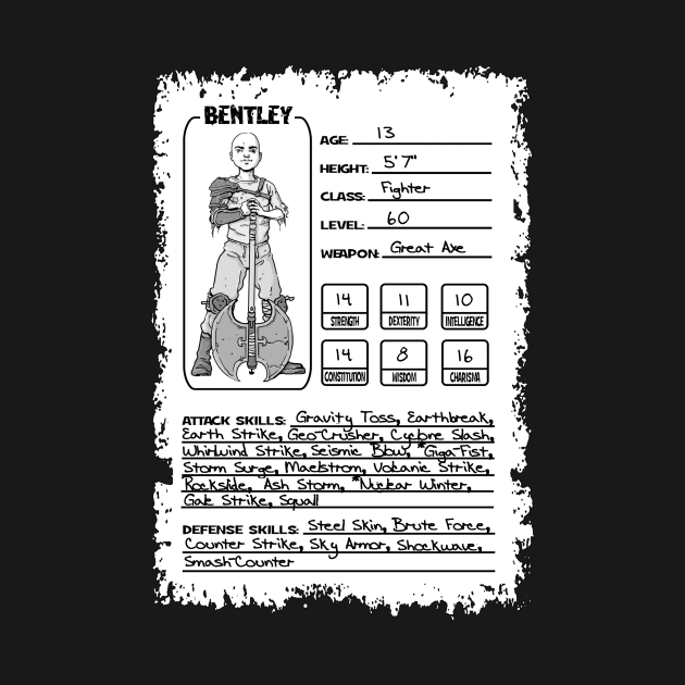 Bentley's Character Sheet by Brie House Publishing