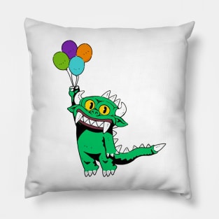 Hodag riding a balloon Pillow