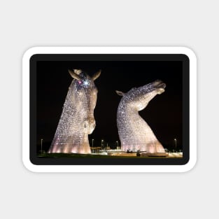 The Kelpies at night Magnet