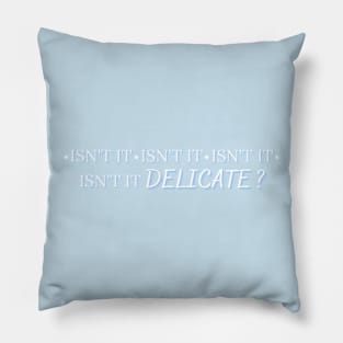 Isn't It Delicate Taylor Swift Pillow