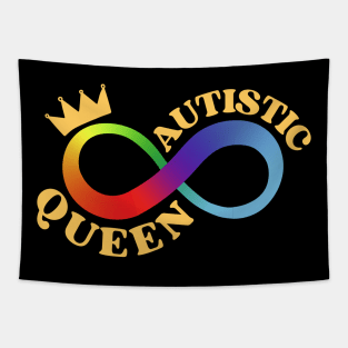 Autistic Queen Tapestry