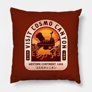 Visit Cosmo Canyon Emblem Pillow