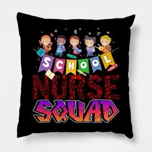 School Nurse Squad Pillow