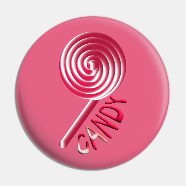 candy red Pin by desingmari