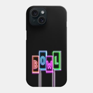 Neon Bowling Sign Phone Case