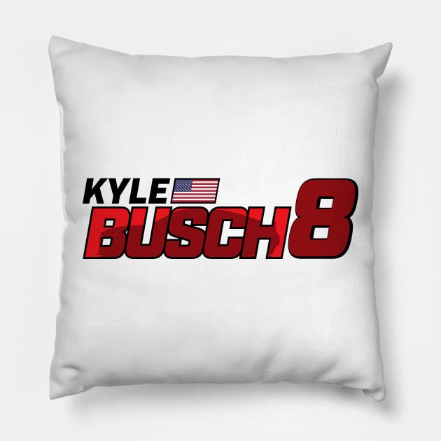 Kyle Busch '23 Pillow by SteamboatJoe