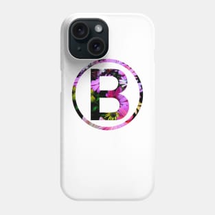 Letter B From Roses Phone Case