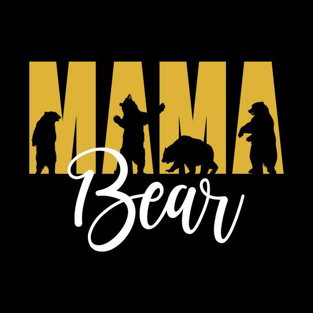 Mama Bear Mom Life Mother's Day by inksplashcreations