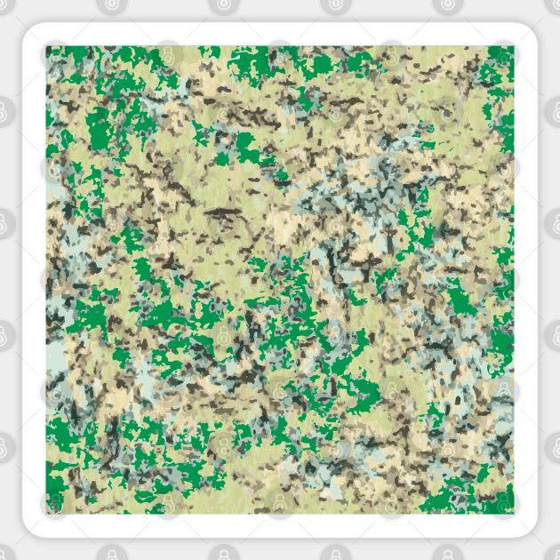 Grassland Camouflage - Grassland Camouflage - Sticker | TeePublic