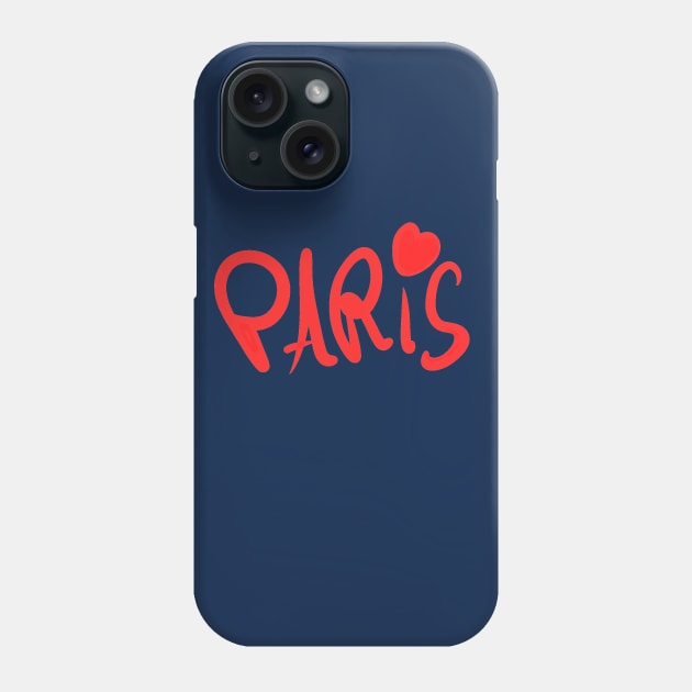 Paris mon amour | I love Paris Phone Case by covostudio