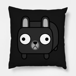 French Bulldog Loaf - Black Frenchie Pillow