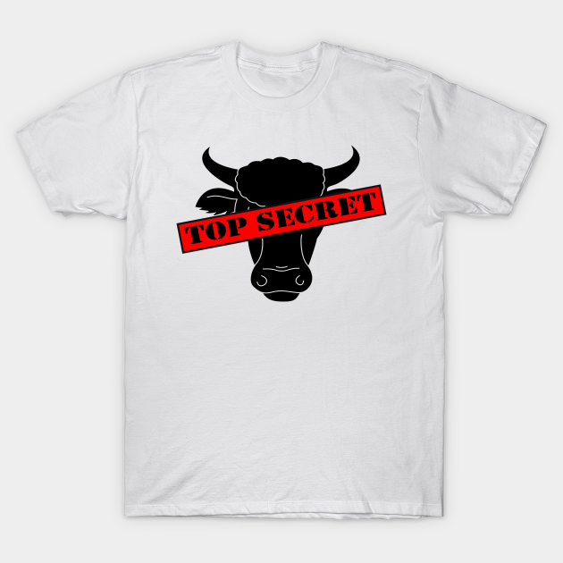 Discover Top Secret Cow t shirt Dry Aged Meat Logo - Dry Aged Meat - T-Shirt