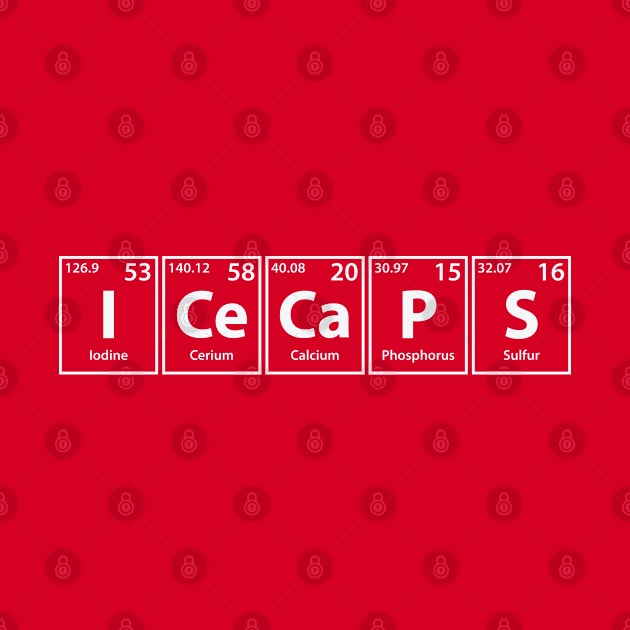 Icecaps (I-Ce-Ca-P-S) Periodic Elements Spelling by cerebrands