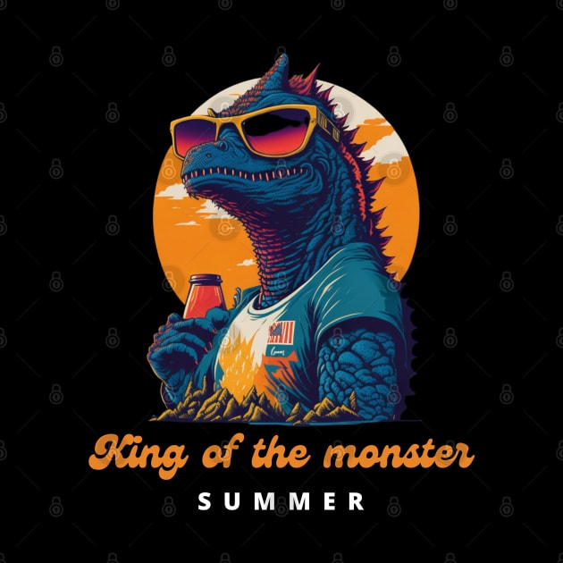 King of monster,The great monster of world, summer vibe by Nasromaystro