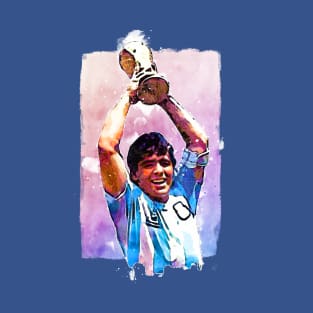 Maradona World Cup Trophy T-Shirt