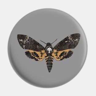 Death's Head Hawk Moth Pin